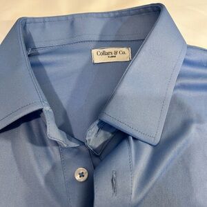 Collars & Co. Classic Blue Polo Shirt for Men
